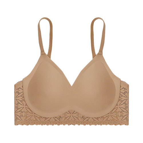 Cool, traceless, comfortable, wire-free underwear for women with small breasts, anti-sagging, anti-running cup thin bra