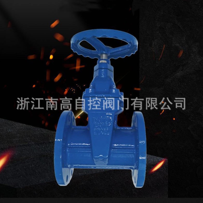 自产自销 Z45X-16Q 球墨铸铁暗杆软密封闸阀 地下弹性座封法兰