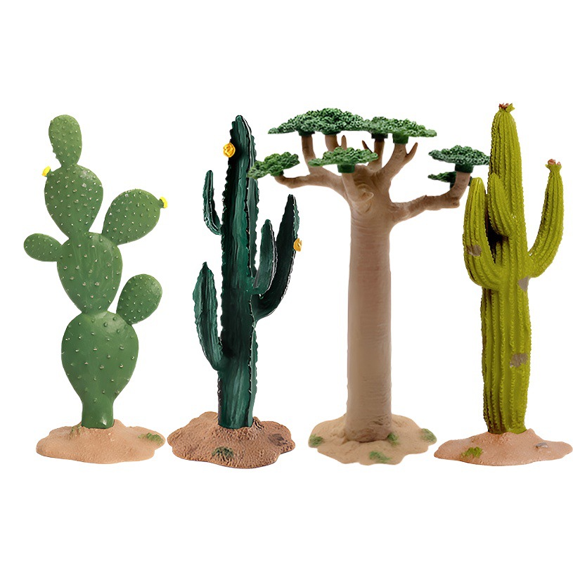 Micro paisaje planta Baobab cactus decoración simulación árbol pecera micro escena modelo árbol
