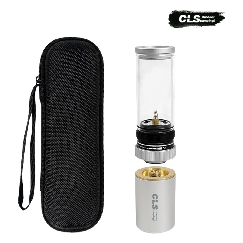 CLS vela de gas al aire libre luz romántica tienda de campaña campamento luz vela linterna iluminación portátil luz de la vela