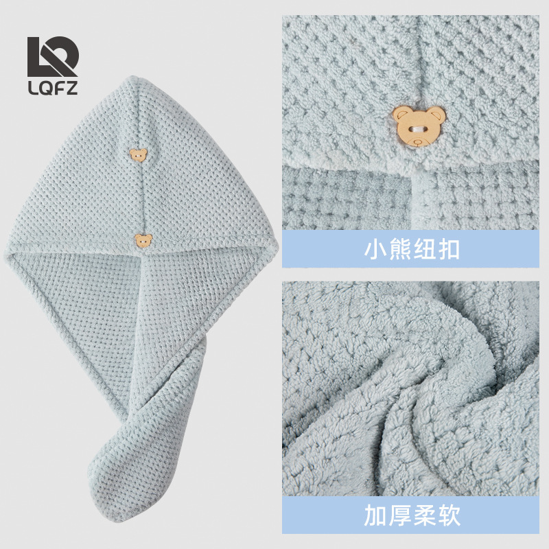 髪の帽子の女性パイナップルの2層のシャワーキャップの速乾の強い吸水の厚い家の包みの髪の毛のタオルの卸売り|undefined