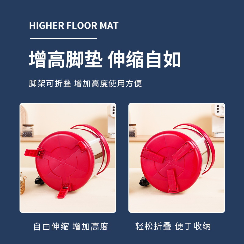 Cubo de té de leche comercial espesado cubo de aislamiento de espuma de doble capa de acero inoxidable cubo de té de leche cubo de aislamiento frío cubo de café cubo de leche de soja