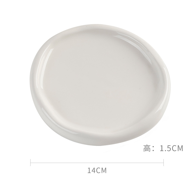 라운드 디스크-흰색