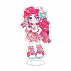 マイリトルポニーのスタンドアップファン周辺デスクトップ装飾品、親友や友人への見栄えの良いスタンドアップギフト、アクリル装飾
