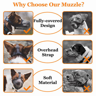 Amazon Dog New Muzzle Mesh Breathable Safety Anti-Biting Anti-Barking Anti-Eating Spot Wholesale Pet Supplies