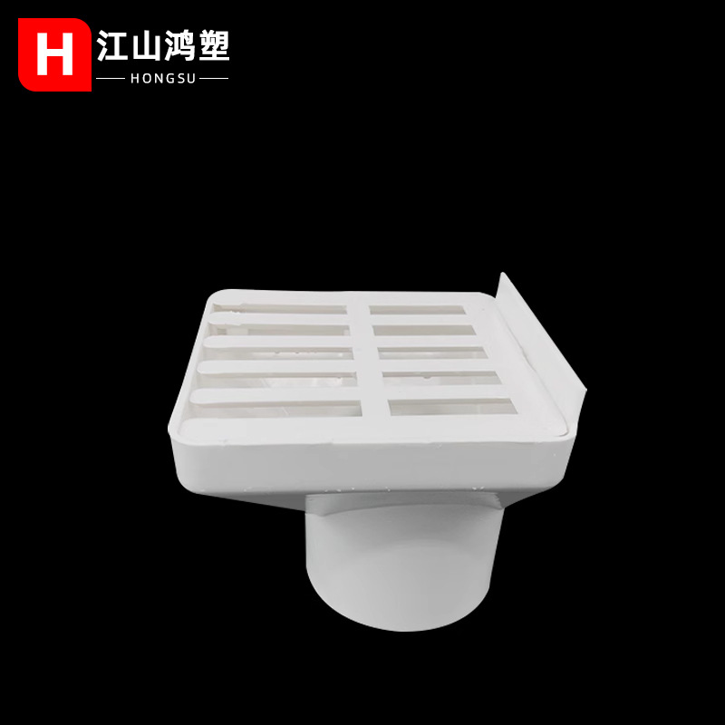 Desagüe de piso lateral de drenaje de piso de la esquina de alcantarillado de baño engrosado desagüe de piso cuadrado