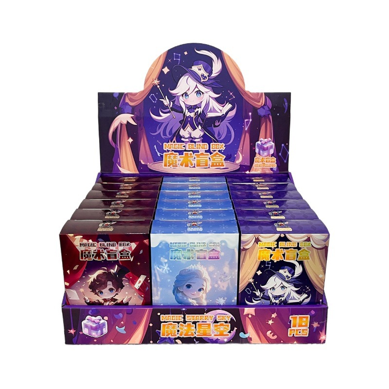 Juguetes mágicos para niños, caja ciega, caja de regalo, nueva agencia de regalos exótica transfronteriza, espectáculo de accesorios de naipes
