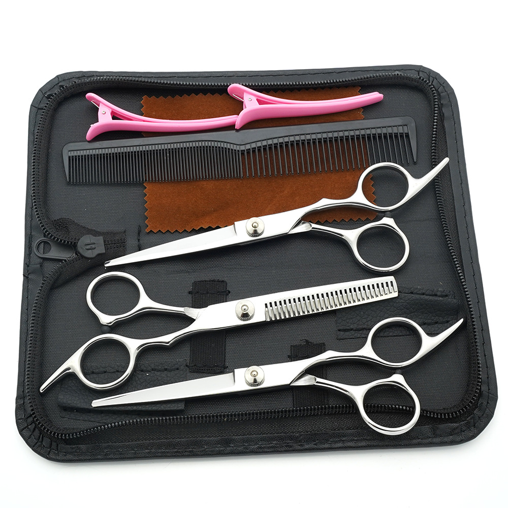 Estilista profesional, tijeras de corte de pelo, corte de pelo, corte de pelo, corte de pelo, corte de dientes fino, juego de corte de belleza con flequillo especial para peluquero