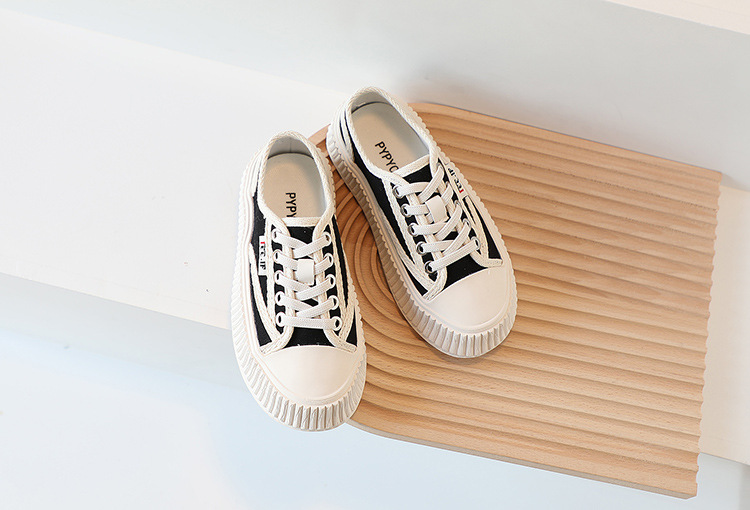 3368学生帆布板鞋中大童懒人透气单鞋