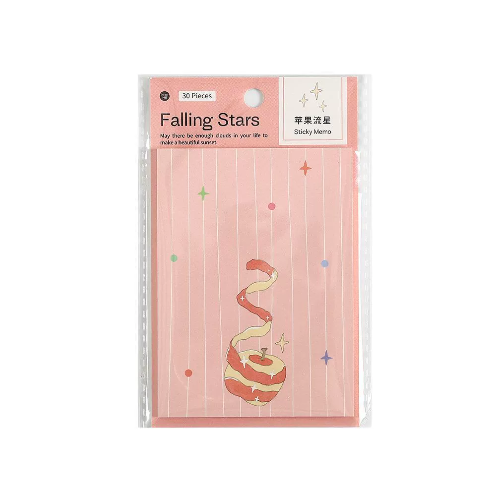 Infeel.Me Star Notepad Series Writing Paper Post-it Notes Korean Ins Style Student Note Message Paper
