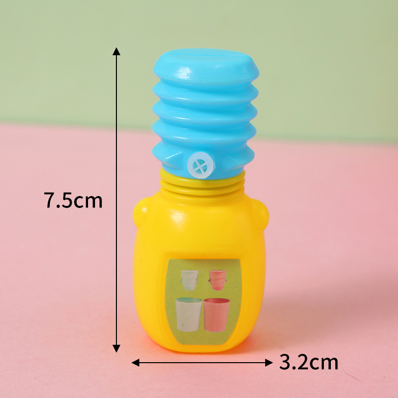 Transfronterizos niños plástico creativo beber agua de forma de bocina de presión de aire descompresión pellizco llamado juguetes de azúcar al por mayor