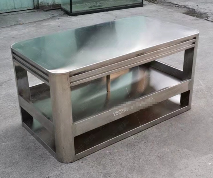 店KTV茶几酒吧音乐慢摇迪嗨舞厅餐卡座发光不锈钢派对桌子