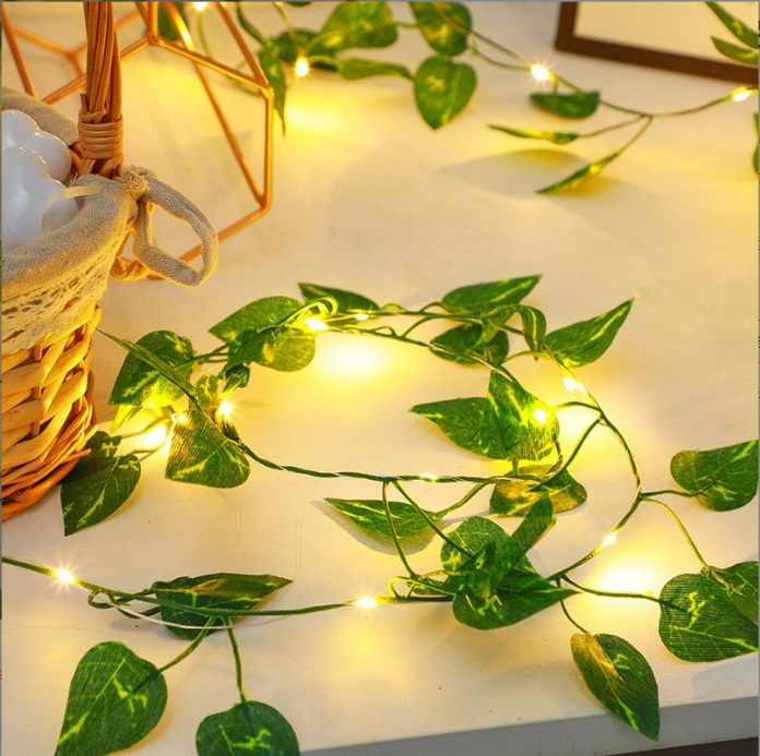 그린 리프 구리 와이어 램프