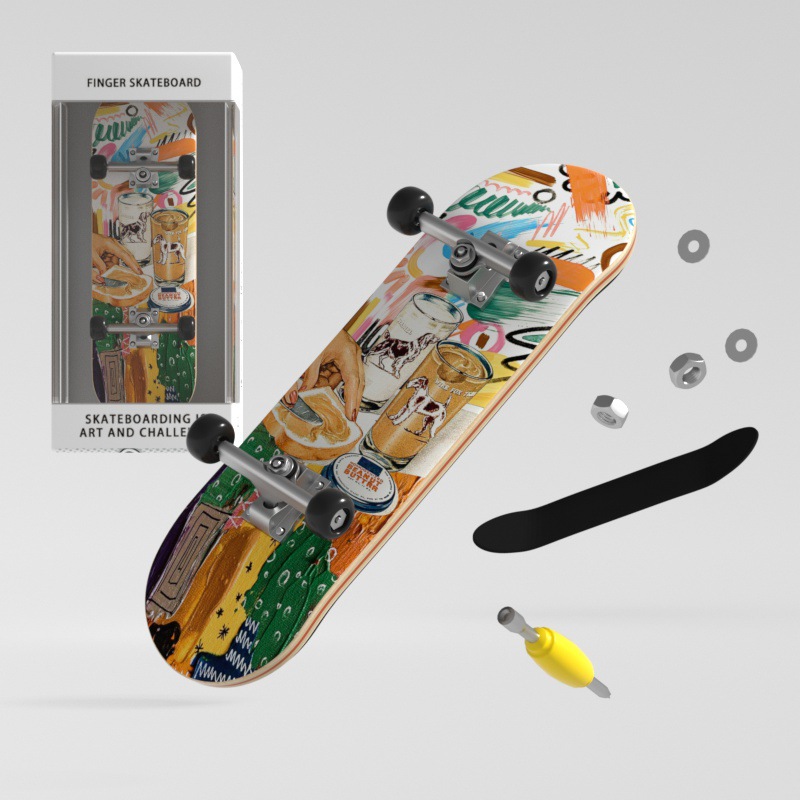 핑거스케이트보드(아침식사) 무게 0.04KG