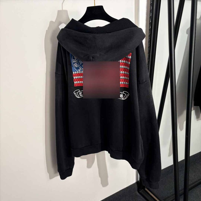 Cross-Border American-Style Trendy New Model Skull Head American Flag Print Long-Sleeve Hooded Vintage Washed Zipper Jacket Cross-Border American-Style Trendy New Model Skull Head American Flag Print Long-Sleeve Hooded Vintage Washed Zipper Jacket