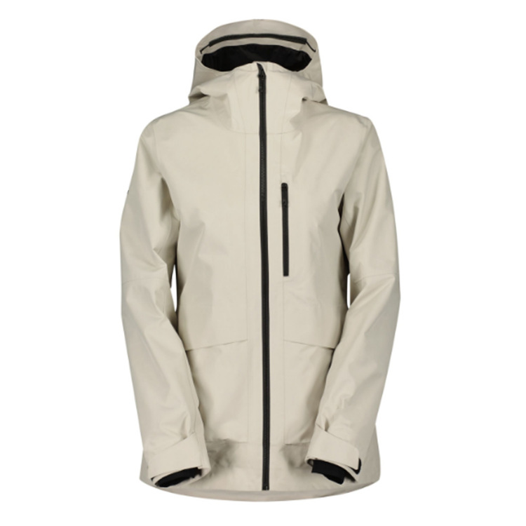 Ski climbing jacket with hood