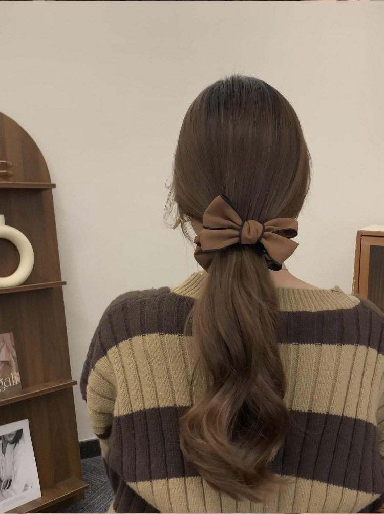 30g Weight Hair Clip Hair Accessories Type 1 Piece Quantity Holiday, Daily Occasion Bow Knot Pattern Women's Gender Simple Style, Classic Style Style Women's Simple Style Classic Style Bow Knot Cloth Hair Clip 8