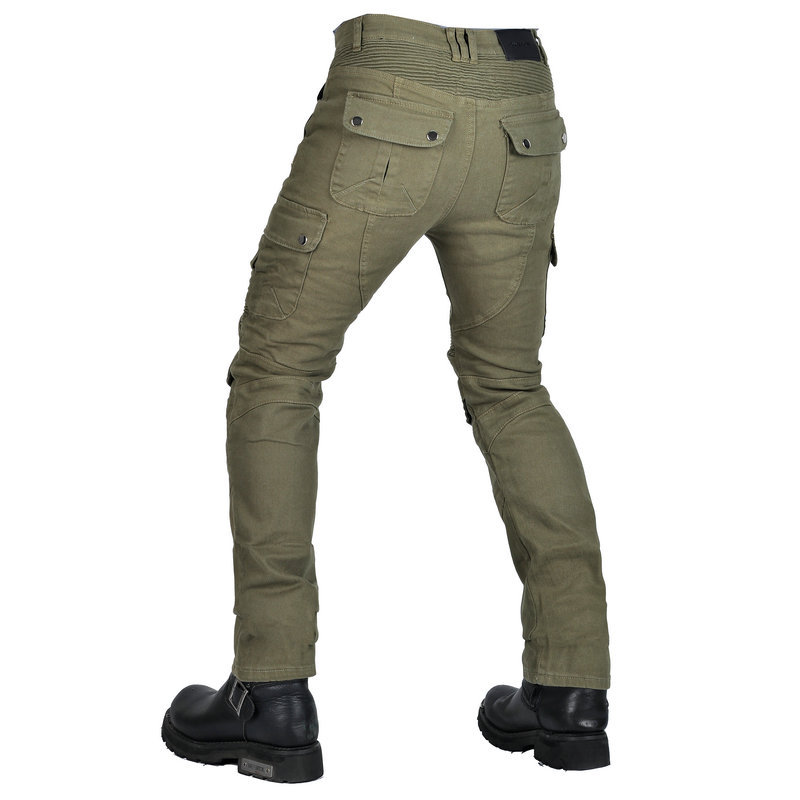 LOONG BIKER motocicleta pantalones vaqueros vintage de motocicleta resistentes a la caída pantalones de ciclismo resistentes al desgarro de Kevlar