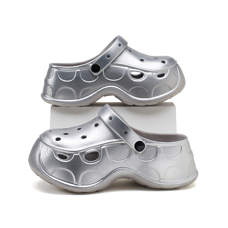 Thick-soled Baotou Slippers Women's Summer Wear-resistant Hole Shoes EVA Non-slip Breathable Non-smelly Non-ringing Camping Sandals Thick-soled Baotou Slippers Women's Summer Wear-resistant Hole Shoes EVA Non-slip Breathable Non-smelly Non-ringing Camping Sandals
