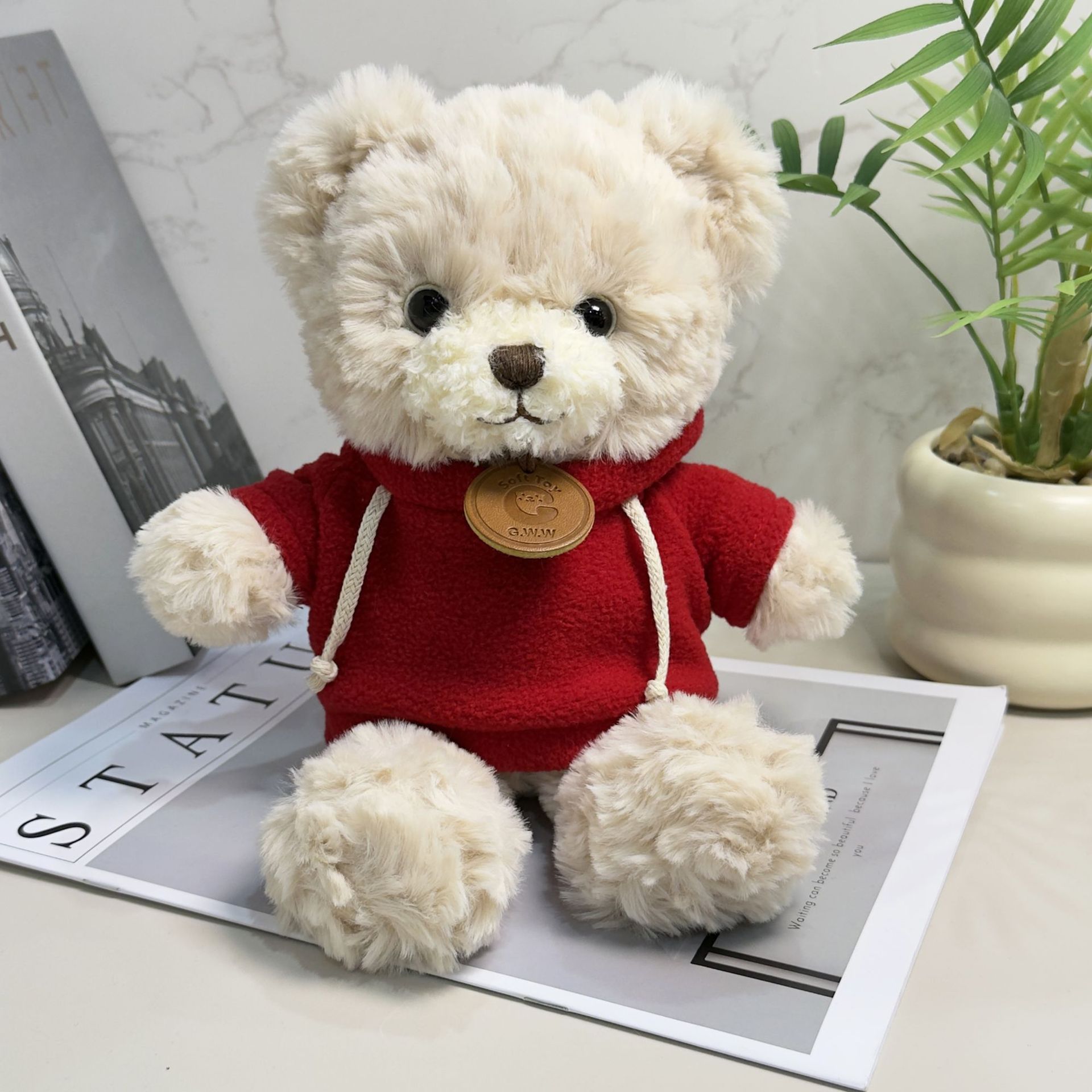 Vestido Teddy Bear suéter Teddy Bear camiseta actividad regalo juguete de peluche impresión LOGO
