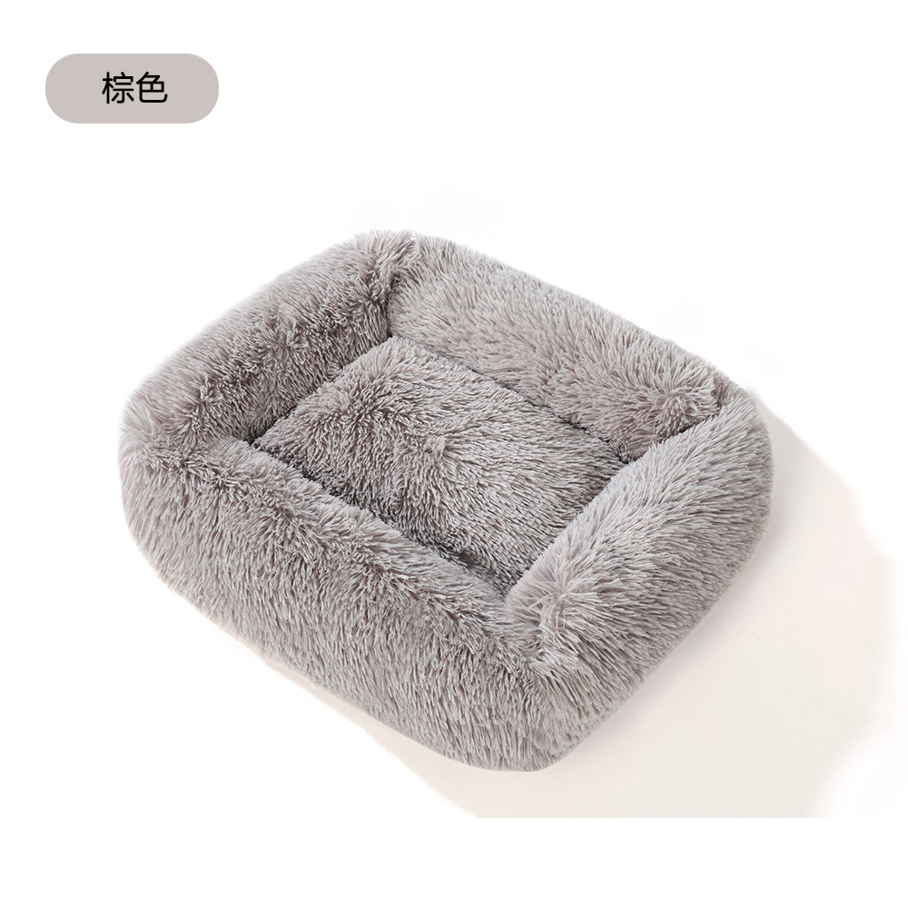 Peluche de invierno para mascotas Peluche para gatos Peluche para perros cuadrado Estera para mascotas Cama para gatos Cama para perros Productos para mascotas