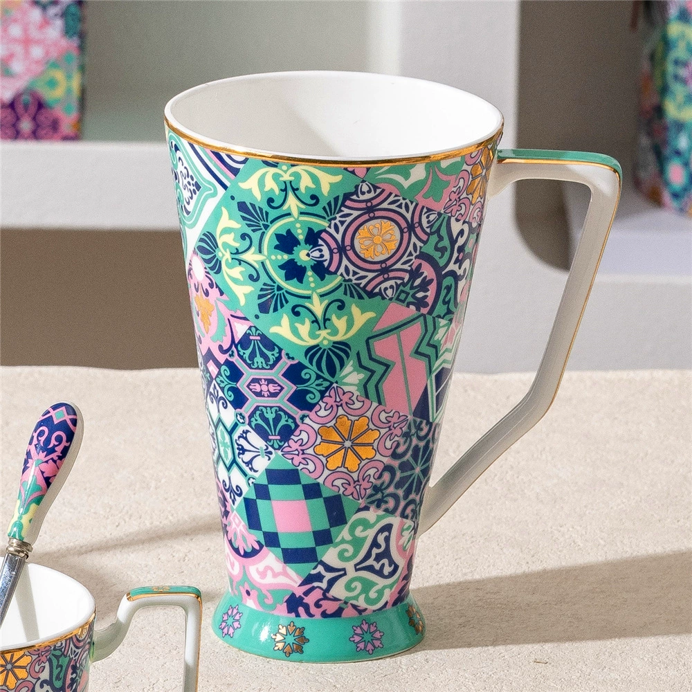 Coffee ceramic tea cup, gift box, set, style, for beloved