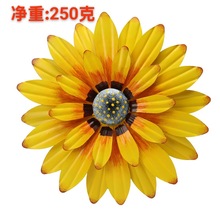 铁艺小雏菊壁挂别墅花园户外墙面装饰创意墙饰仿真花庭院布置批发