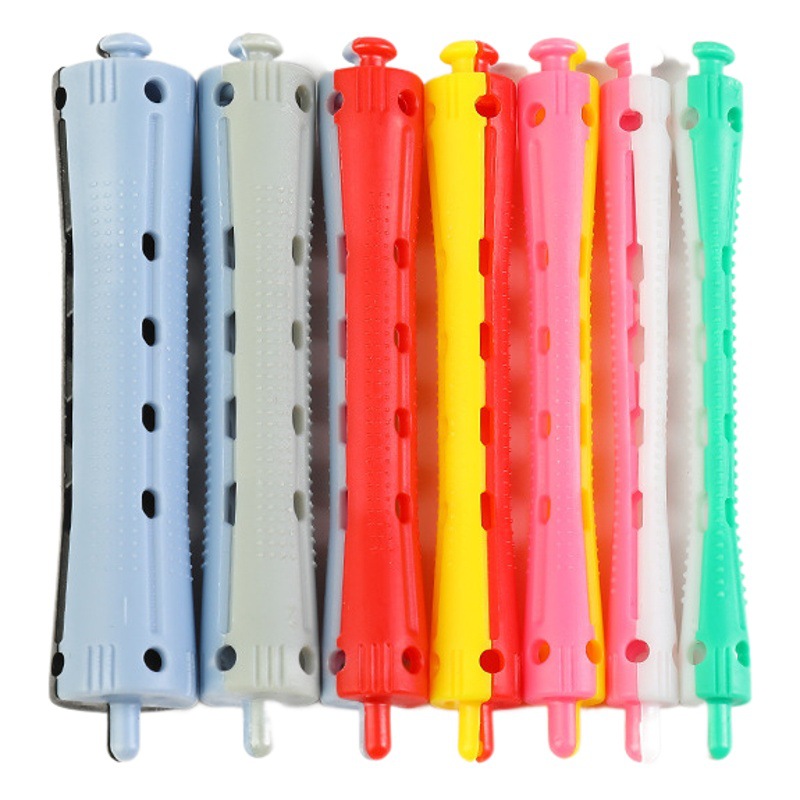 Cross-border hot two-color hot plastic perm bar perm styling Barber tool with hair salon appliance curling iron wholesale