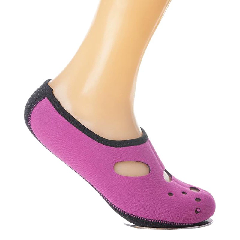 Модные, дышащие, быстросохнущие, нескользящие носки для плавания и дайвинга с толстой подошвой, удобные, мягкие, с перфорацией, для пляжа и подводного плавания