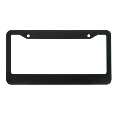 Plate Frame American Standard License Plate — License plate holder/license plate holder - round-hole-aluminum-black