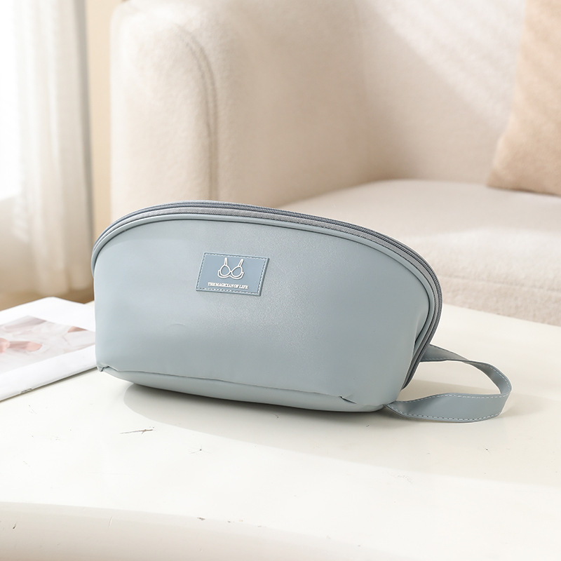 下着下着分注収納袋PU枕下着バッグ純色旅行防水ブラジャー収納バッグ大容量|undefined