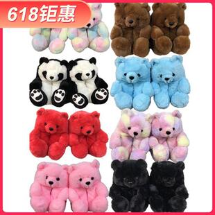 �羳teddy bear slippers̩������Ь�Ӽ�ë�q�Ӻ�ůЬ�҃�Ь