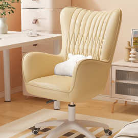 电脑椅子家用靠背椅子女生卧室化妆椅舒适久坐学生直播升降书桌椅