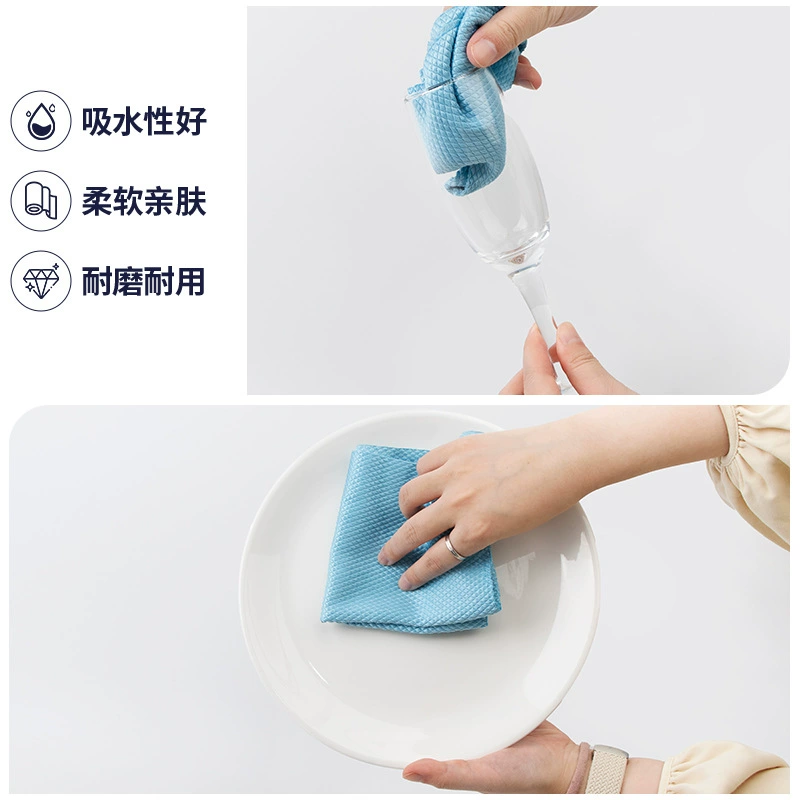 Кросс-бордер кухня рыбные чешуи, Dishcloth многофункциональная ленивая утолщенная, одно полотенце для уборки оптом хозяйство