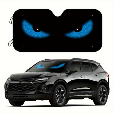 Sun shade, Creative Cross-Border Car Windshield - 130cm-70cm-eyes-8