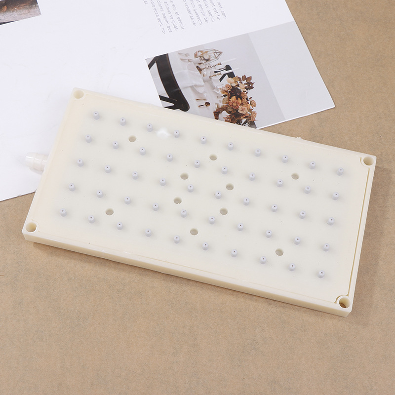 淋浴屏顶喷背喷50个孔喷嘴插管四分螺纹丝口浴室淋雨花洒塑料配件