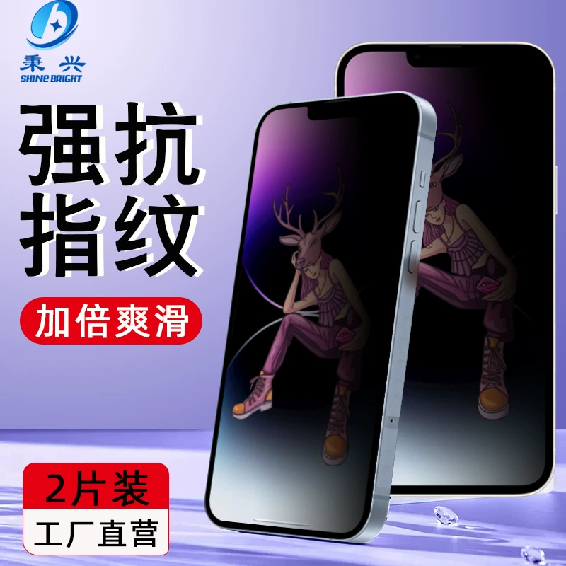 Упаковочная защитная пленка Xiaolu из закалённого стекла, подходит для iPhone 11, антишпионная, full screen 13max антишпионская пленка для экрана