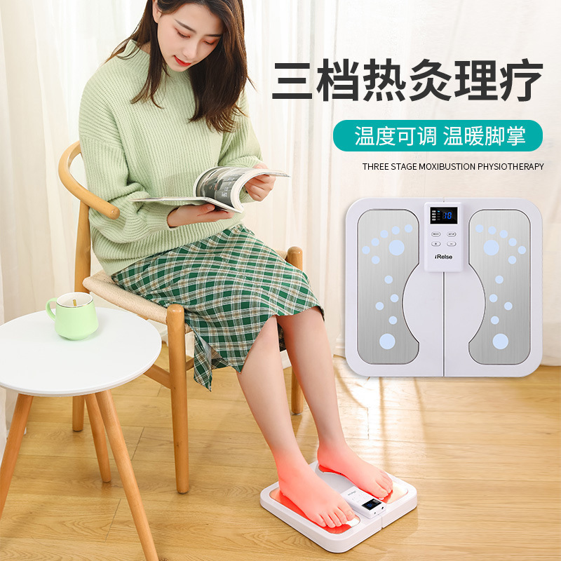 Cross-Border Electric Pulse Leg and Foot Massager, Smart Acupuncture Foot Vibration Massage Pad, Hot Compress Ems Foot Pad Cross-Border Electric Pulse Leg and Foot Massager, Smart Acupuncture Foot Vibration Massage Pad, Hot Compress Ems Foot Pad