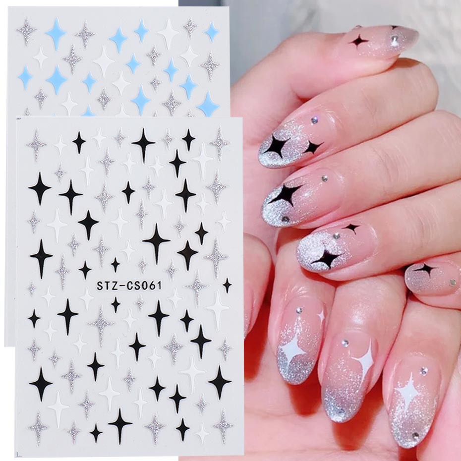 Cross-border new nail art stickers net r...