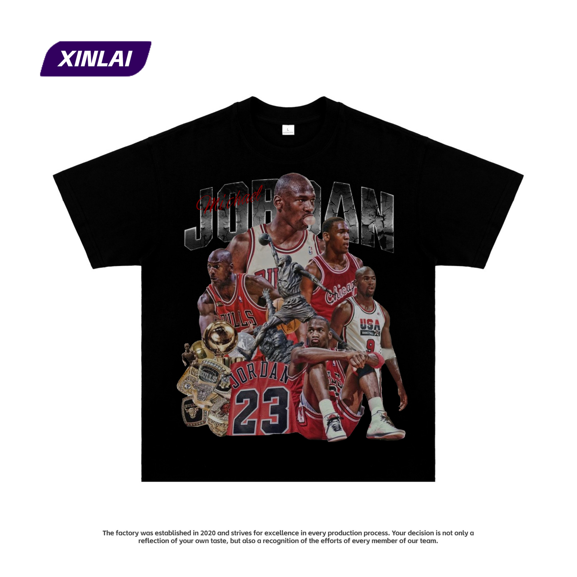 Camiseta americana estrella Rosa James Morant Curry impreso manga corta de algodón calle media manga camiseta al por mayor