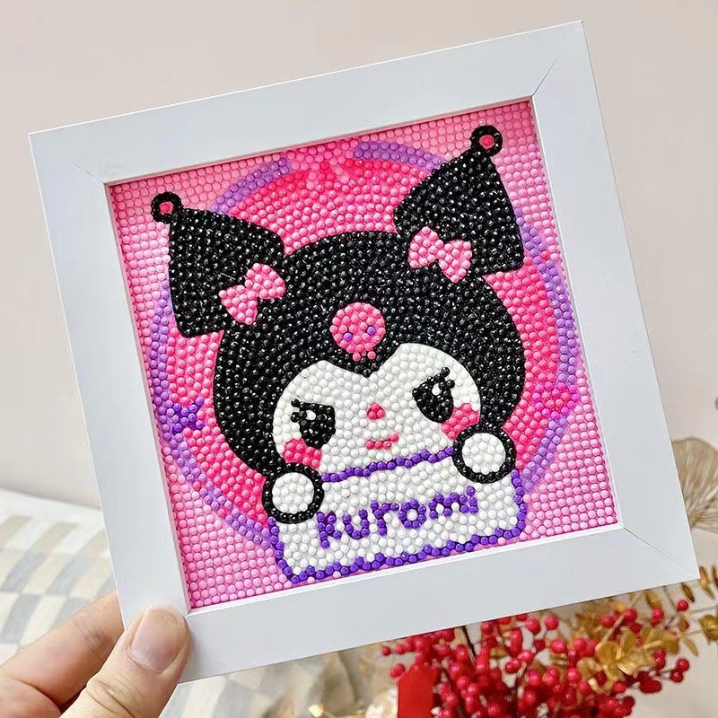 Nuevo dibujo de diamante infantil de labu diy pegatinas de diamante con marcos de fotos hechas a mano diy puzzle pegatinas de mampostería image 189