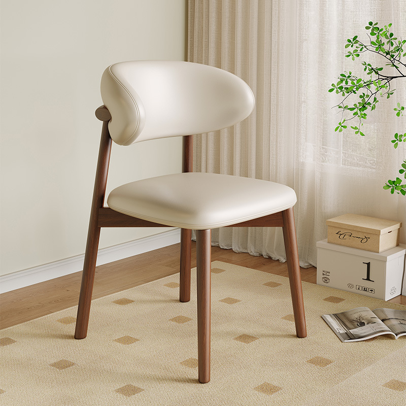 월넛 프레임 + 오프화이트