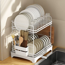厨房置物架;沥水碗架;拉篮