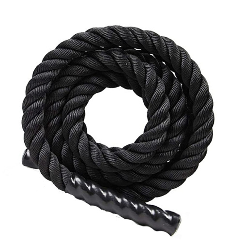 BattleFit Physical Training Battle Rope Fitness Skipping Rope Bicep Fighting Rope Home Use Polyester Slimming Slap Rope Manufacturer Supply