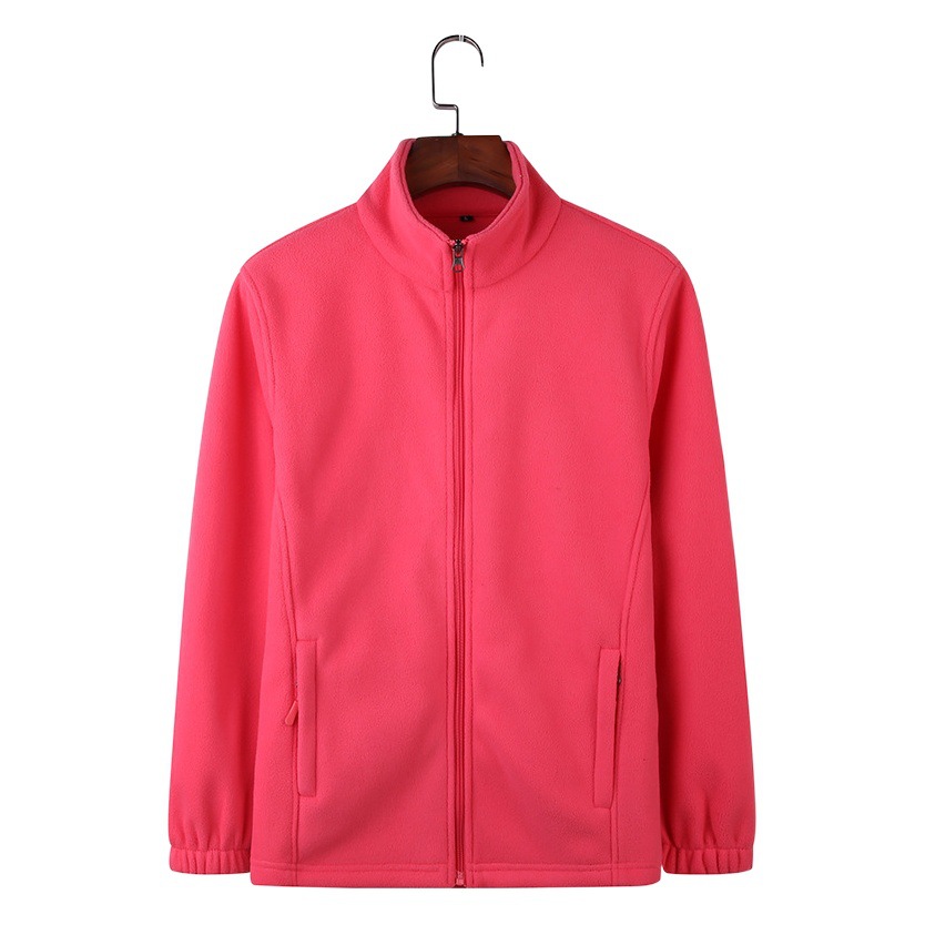 Outdoor Fleece Coat Thickened Warm Collar Couple Fleece Coat Double-Sided Fleece Men's Fleece Coat