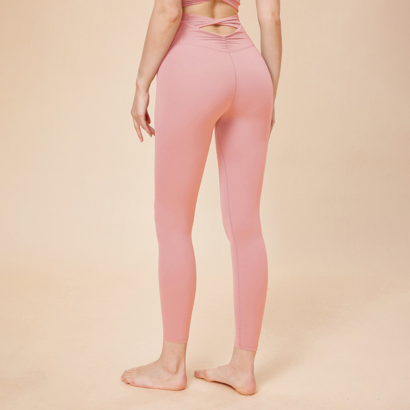 Crossback belleza ropa interior deportiva ropa de yoga mujer primavera y verano nuevo estilo con cojín de pecho hermoso conjunto de entrenamiento de Pilates fitness