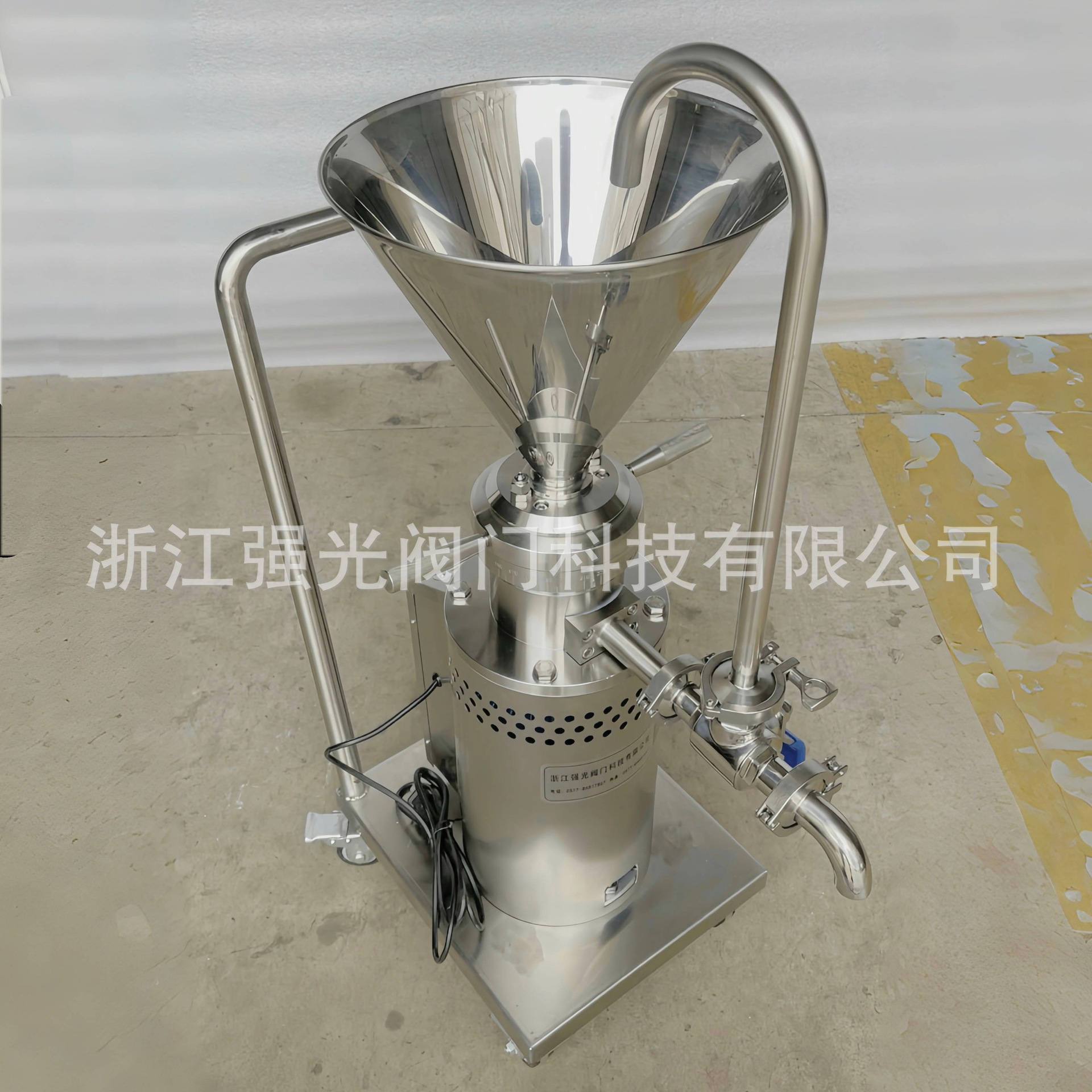 304/316L移动式卫生型食品级不锈钢立式实验室胶体磨