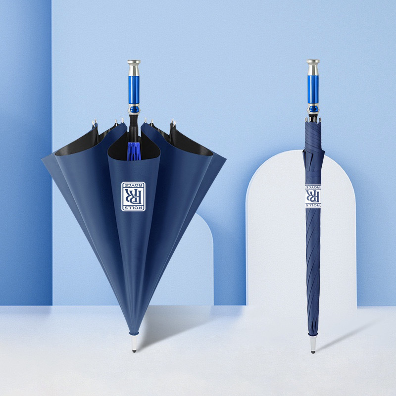 直杆高尔夫伞汽车雨伞双R劳斯莱斯同款雨伞定制广告伞