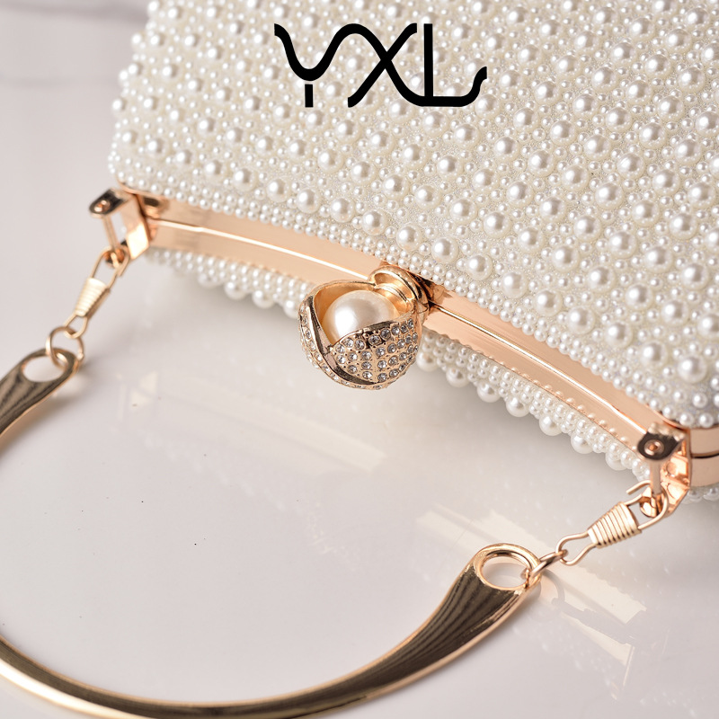 2025 elegante bolso de cena de perlas bolso de vestido cheongsam para damas bolso de mano para fiesta fabricante especial transfronterizo