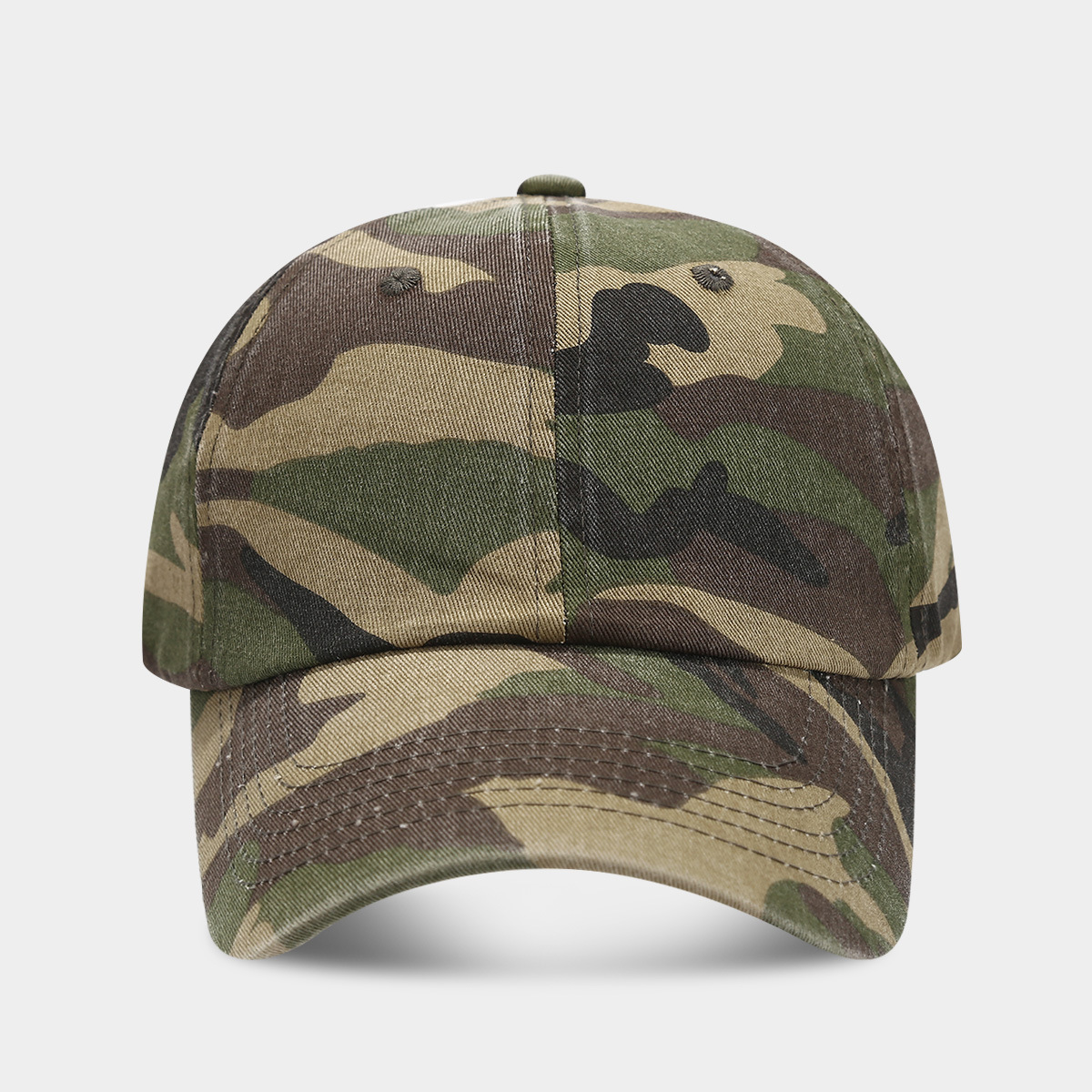 Retro americano camuflaje suave top viejo sombrero de béisbol sombrero de sombrero